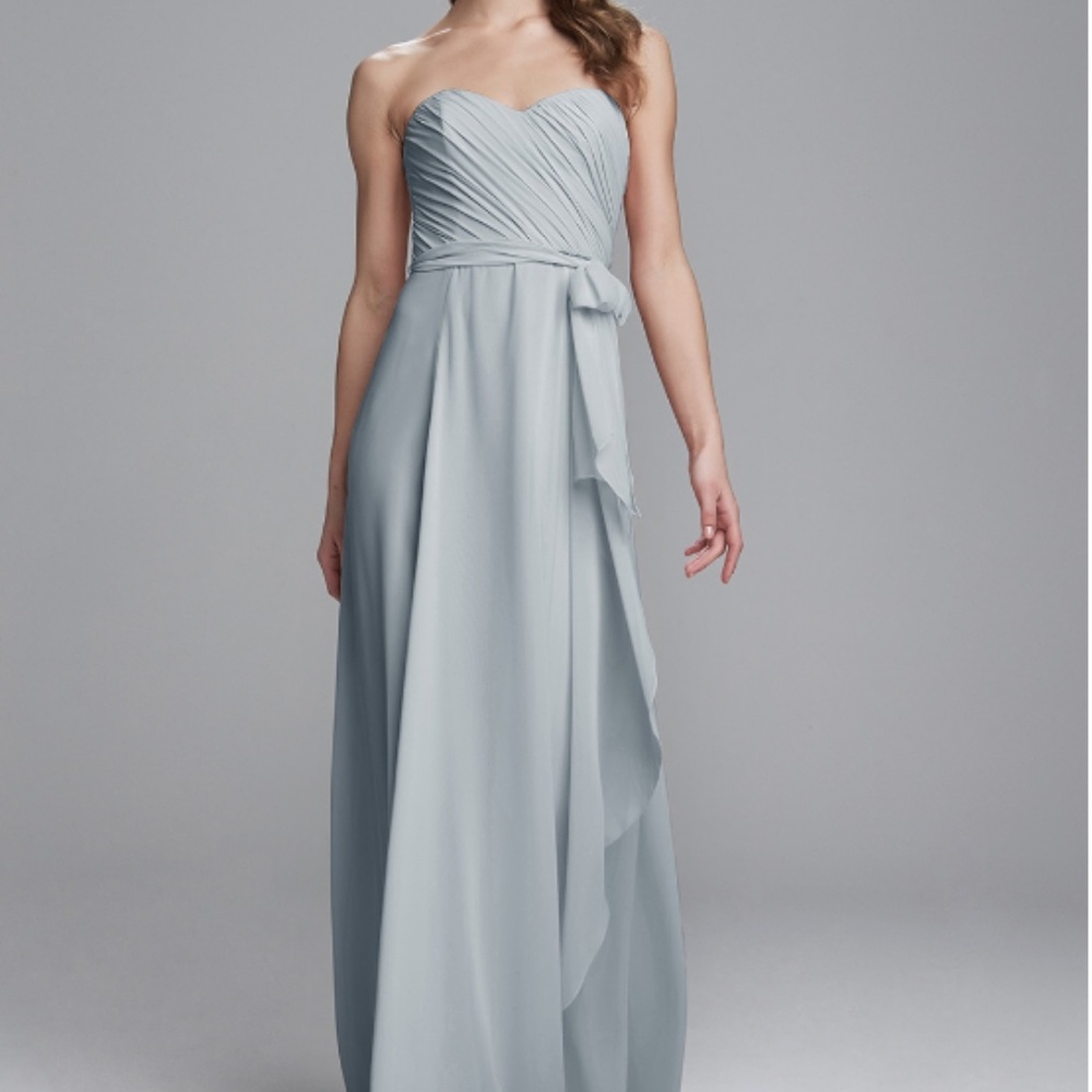 AMSALE CHIFFON STRAPLESS JACIE GOWN - SPA